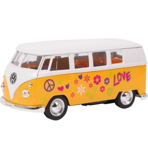 Kovový model - Auto Volkswagen T1 Bus Hippies (1963), 1:34-39, 1ks