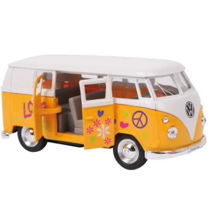 Kovový model - Auto Volkswagen T1 Bus Hippies (1963), 1:34-39, 1ks