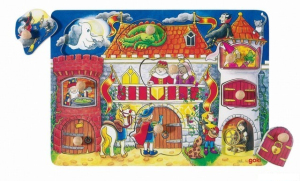 Puzzle odkrývací - Pohádkový zámek (Goki)