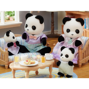 Sylvanian Families - Rodina pandy, 4ks
