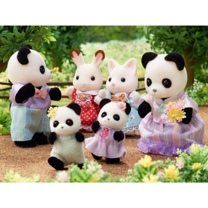 Sylvanian Families - Rodina pandy, 4ks
