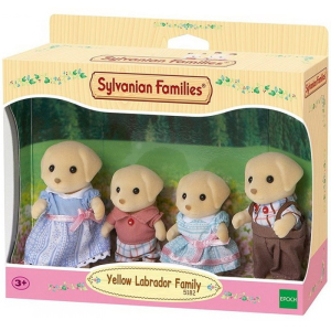 Sylvanian Families - Rodina labradorů žlutých, 4ks