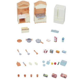 Sylvanian Families - Nábytek, Kuchyňská linka s ledničkou