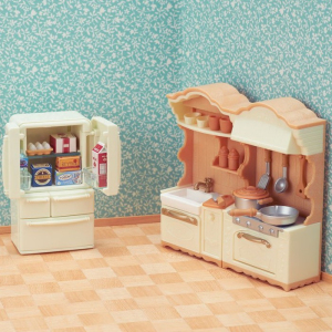 Sylvanian Families - Nábytek, Kuchyňská linka s ledničkou