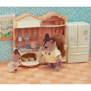 Sylvanian Families - Nábytek, Kuchyňská linka s ledničkou