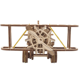 3D mechanický model - Mini, Letadlo Mini-Biplane (Ugears)
