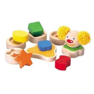 Vkládačka - Klaun s vlasy (PlanToys)