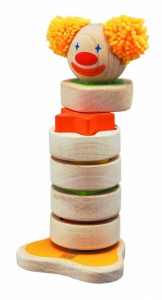 Vkládačka - Klaun s vlasy (PlanToys)