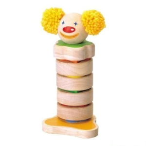 Vkládačka - Klaun s vlasy (PlanToys)