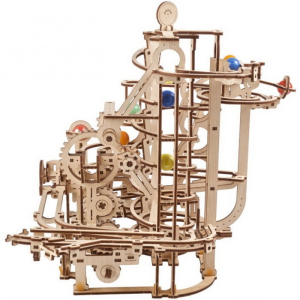 3D mechanický model - Kuličková dráha se spirálovým zdvihem (Ugears)