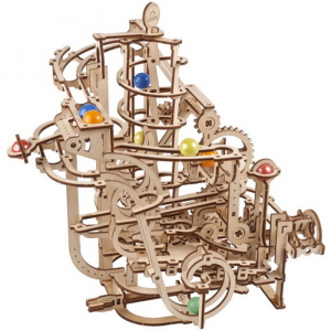 3D mechanický model - Kuličková dráha se spirálovým zdvihem (Ugears)
