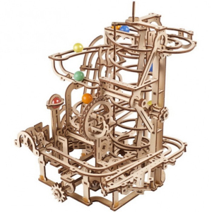 3D mechanický model - Kuličková dráha se spirálovým zdvihem (Ugears)