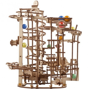 3D mechanický model - Kuličková dráha se spirálovým zdvihem (Ugears)
