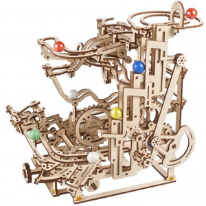 3D mechanický model - Kuličková dráha s víceúrovňovým zdvihem (Ugears)