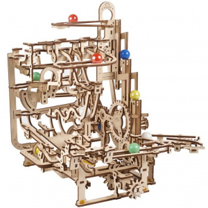 3D mechanický model - Kuličková dráha s víceúrovňovým zdvihem (Ugears)