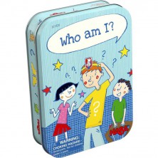 Společenská hra - Kdo jsem? v plechové krabičce (Haba)