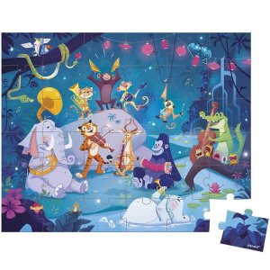 Puzzle v kufříku - Letní festival, 36 dílků (Janod)