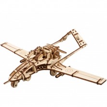 3D mechanický model - Letadlo dron Bayraktar TB2 Combat (Ugears)