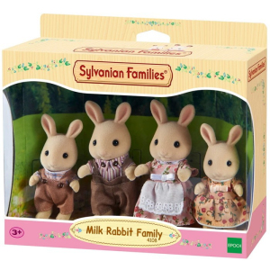 Sylvanian Families - Rodina králíků mléčných, 4ks