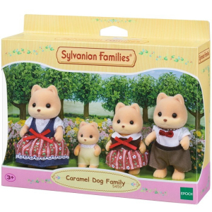 Sylvanian Families - Rodina psů karamelových, 4ks
