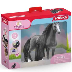 Schleich - Kůň s česací hřívou, Quarter Horse klisna černá