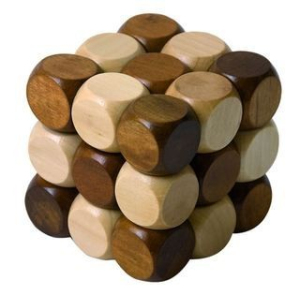 Hlavolam dřevěný - Kobra velká (Woody)