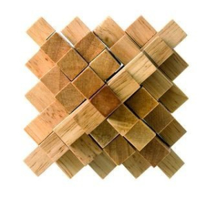 Hlavolam dřevěný - Krystal (Woody)