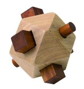 Hlavolam dřevěný - Kvádr/tyčka (Woody)