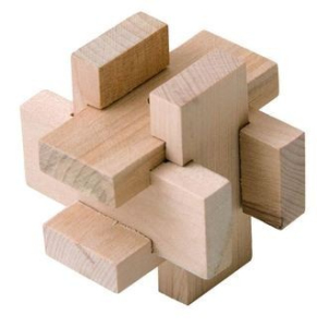 Hlavolam dřevěný - Kvádry (Woody)