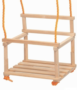 Houpačka - S ohrádkou přírodní (Woody)