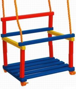 Houpačka - S ohrádkou barevná (Woody)