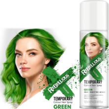 PaintGlow - Sprej na vlasy, Zelená barva dočasná 125ml