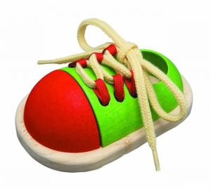 Šněrování - Šněrovací botička (PlanToys)