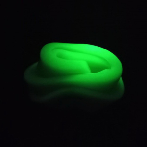 Inteligentní plastelína - svítící, Neon zelená
