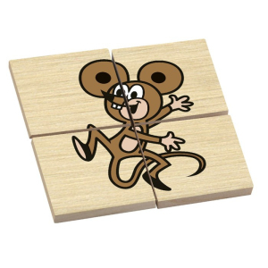 Skládací obrázky - První puzzle Krtek, 12ks (Detoa)
