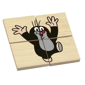 Skládací obrázky - První puzzle Krtek, 12ks (Detoa)