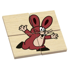 Skládací obrázky - První puzzle Krtek, 12ks (Detoa)