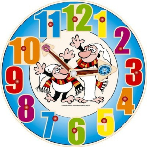 Puzzle hodiny - Křemílek a Vochomůrka (Bino)