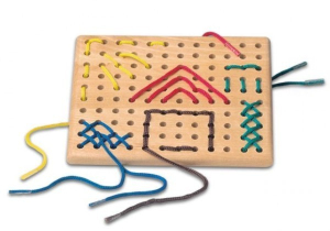 Šití - Vyšívání na desce (Bino)