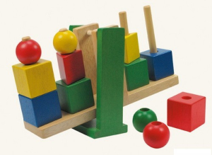 Skládačka - Váha s tvary (Bino)