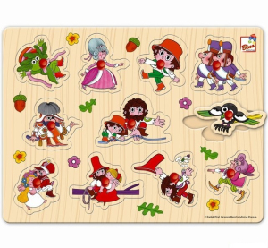 Puzzle vkládací - Rumcajs, 11ks (Bino)