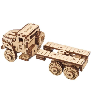 3D mechanický model - Mini, Auto nákladní vojenské (Ugears)