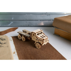 3D mechanický model - Mini, Auto nákladní vojenské (Ugears)