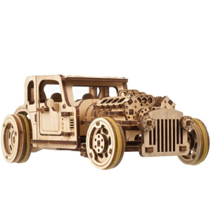 3D mechanický model - Auto Hot Rod Furious Mouse (Ugears)