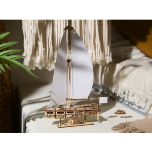 3D mechanický model - Mini, Loď jachta Ocean Beauty (Ugears)