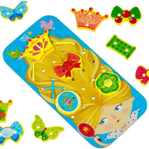 Šití - Provlékání obrázků, Princezna (Lucy & Leo)