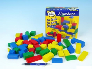 Kostky - Barevné, 50ks (Detoa)