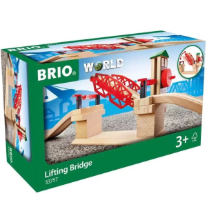 Vláčkodráha most - Železniční s výtahem zvedací (Brio)