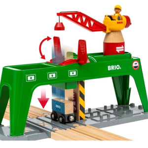 Vláčkodráha jeřáby - Nákladní jeřáb (Brio)