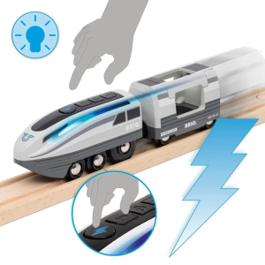 Vláčkodráha mašinka - Elektrická s pohonem, Nejrychlejší turbo (Brio)